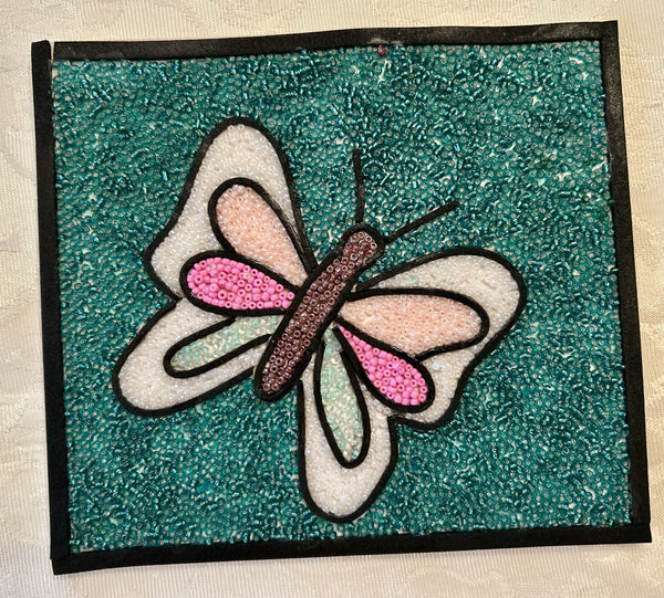 Glass Bead Mosaic "Butterfly"