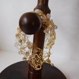 Ametrine Wire Crochet Bracelet