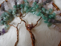 Spring Tree of Life Gemstone and Copper Suncatcher