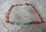 Apatite Tiny Gemstone Copper Bracelet
