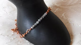 Labradorite Tiny Gemstone Copper Bracelet