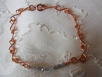 Labradorite Tiny Gemstone Copper Bracelet
