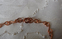 Black Spinel Tiny Gemstone Copper Bracelet
